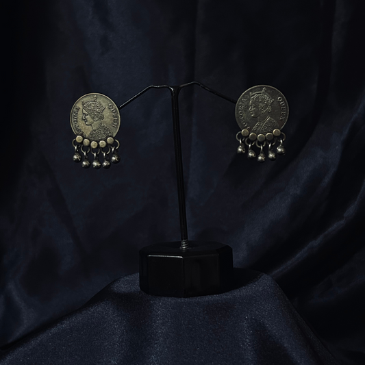 Coin Ghunghroo Earrings